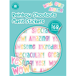 Rainbow Shoutouts Merit Sticker Book